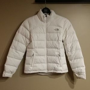 White North Face Down Coat